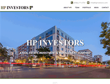 Tablet Screenshot of hpinvestors.com